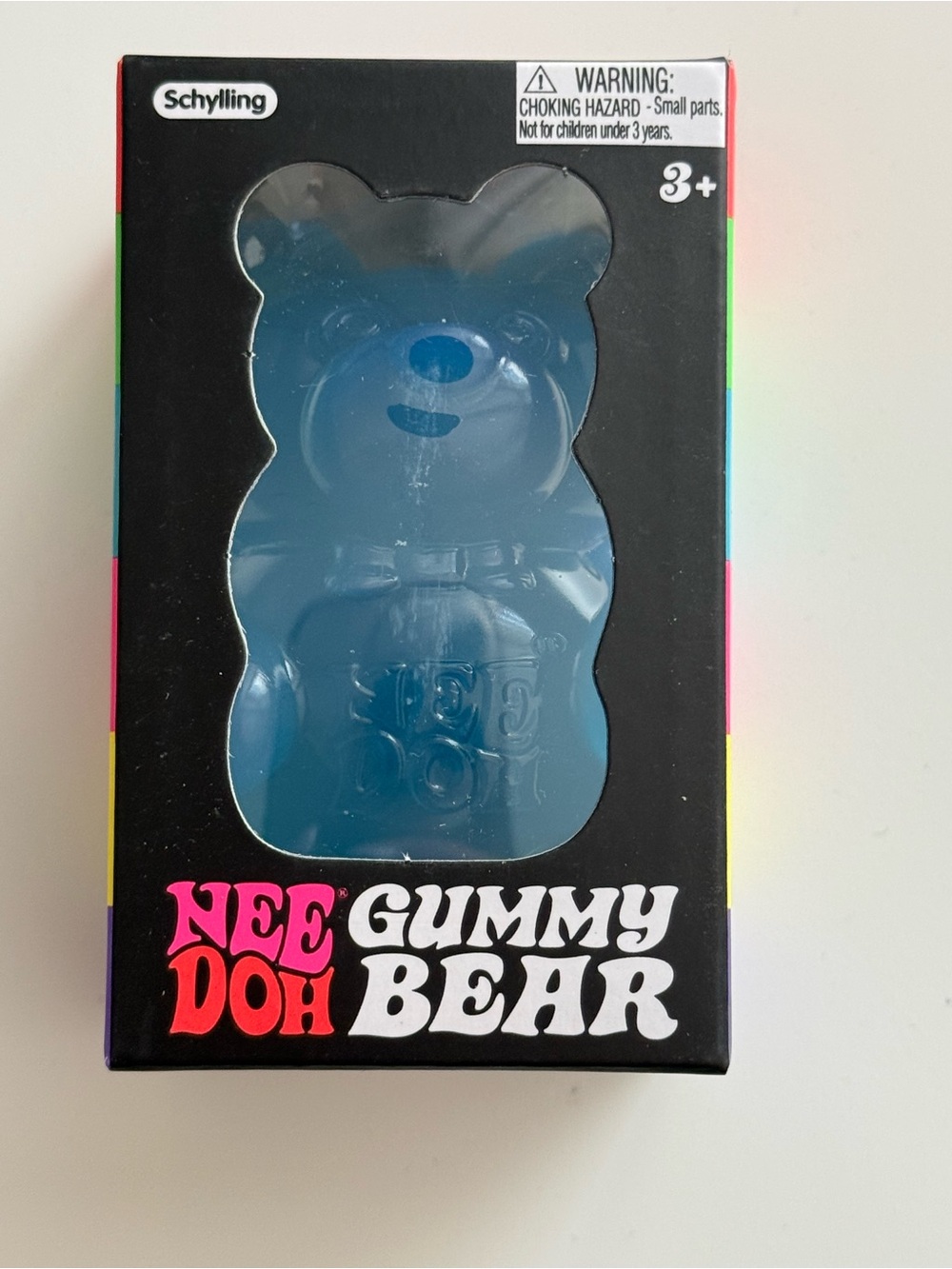New SCHYLLING | Nee Doh Blue Gummy Bear Squishy Toy